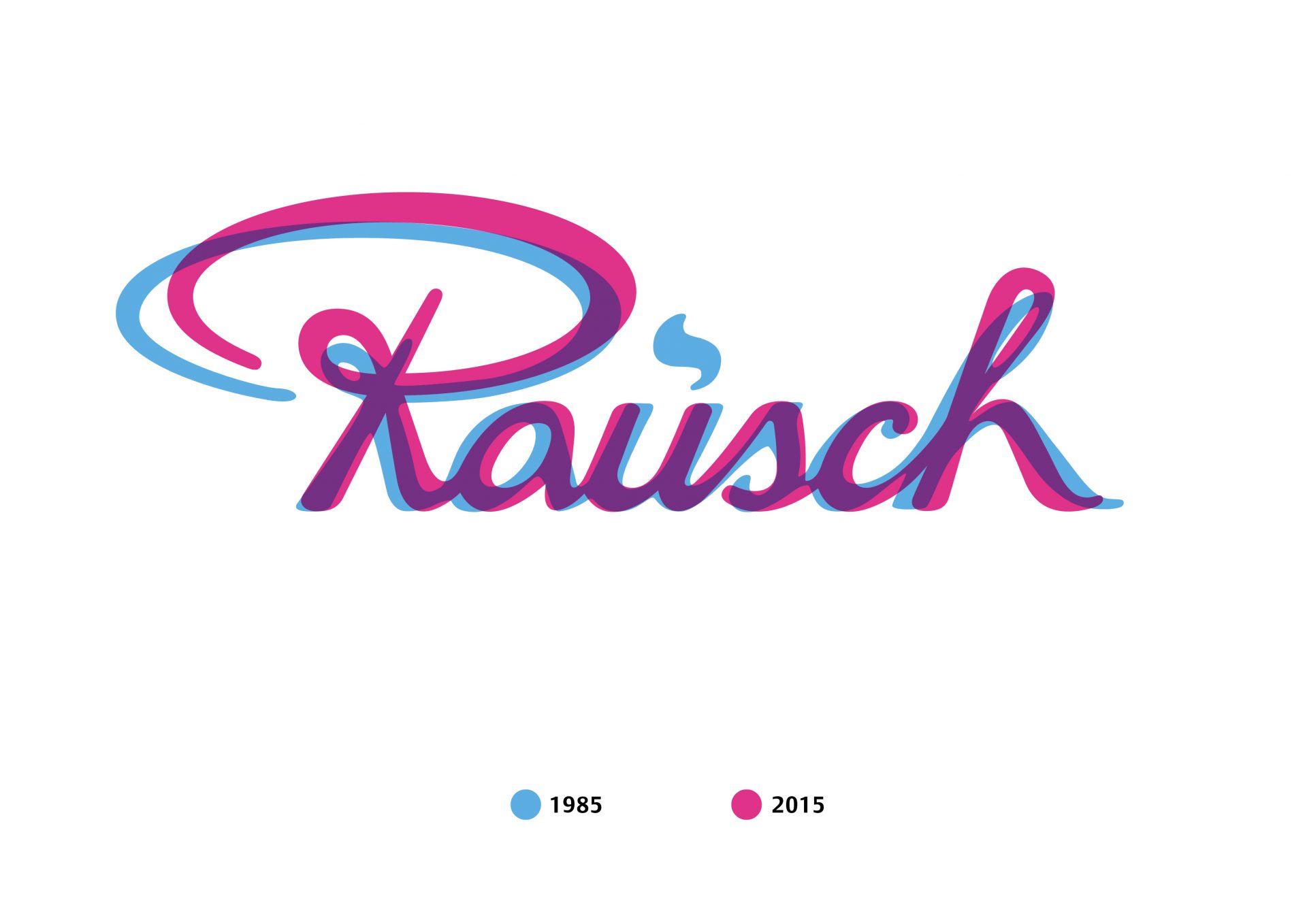 Rausch Logo Alt und Neu im Vergleich