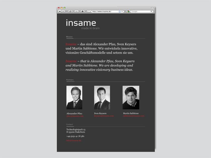 Insame Website