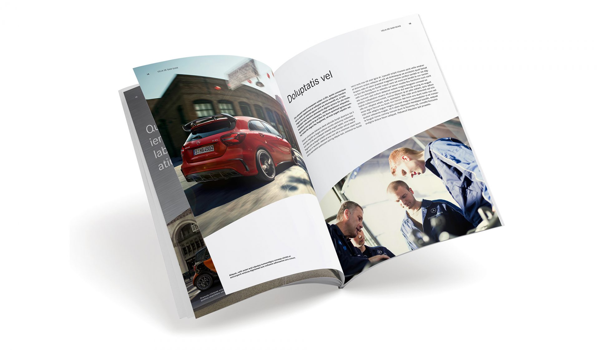 Daimler Corporate Design Editorial Magazin