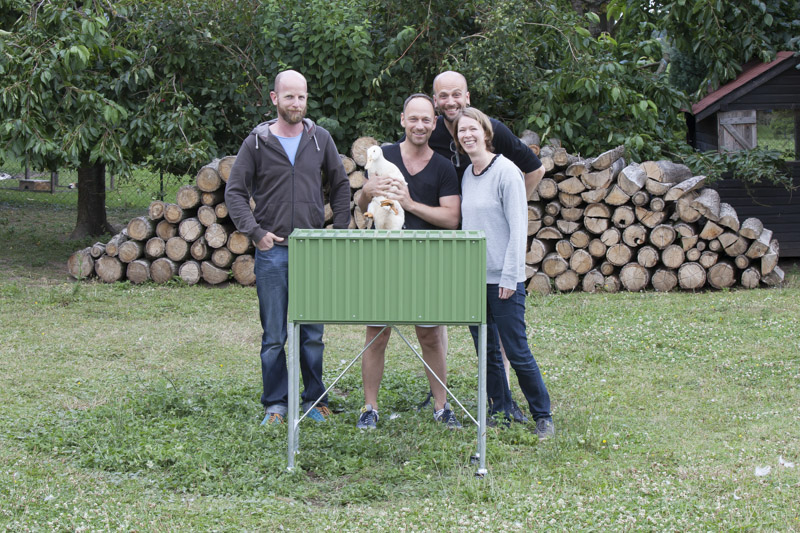Magazin Multichannel Communication Fotoshooting auf Bauernhof